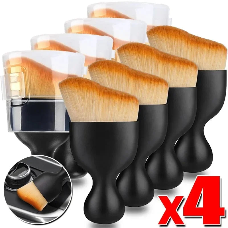 Car Detailing Brush Sets with Dust Covers