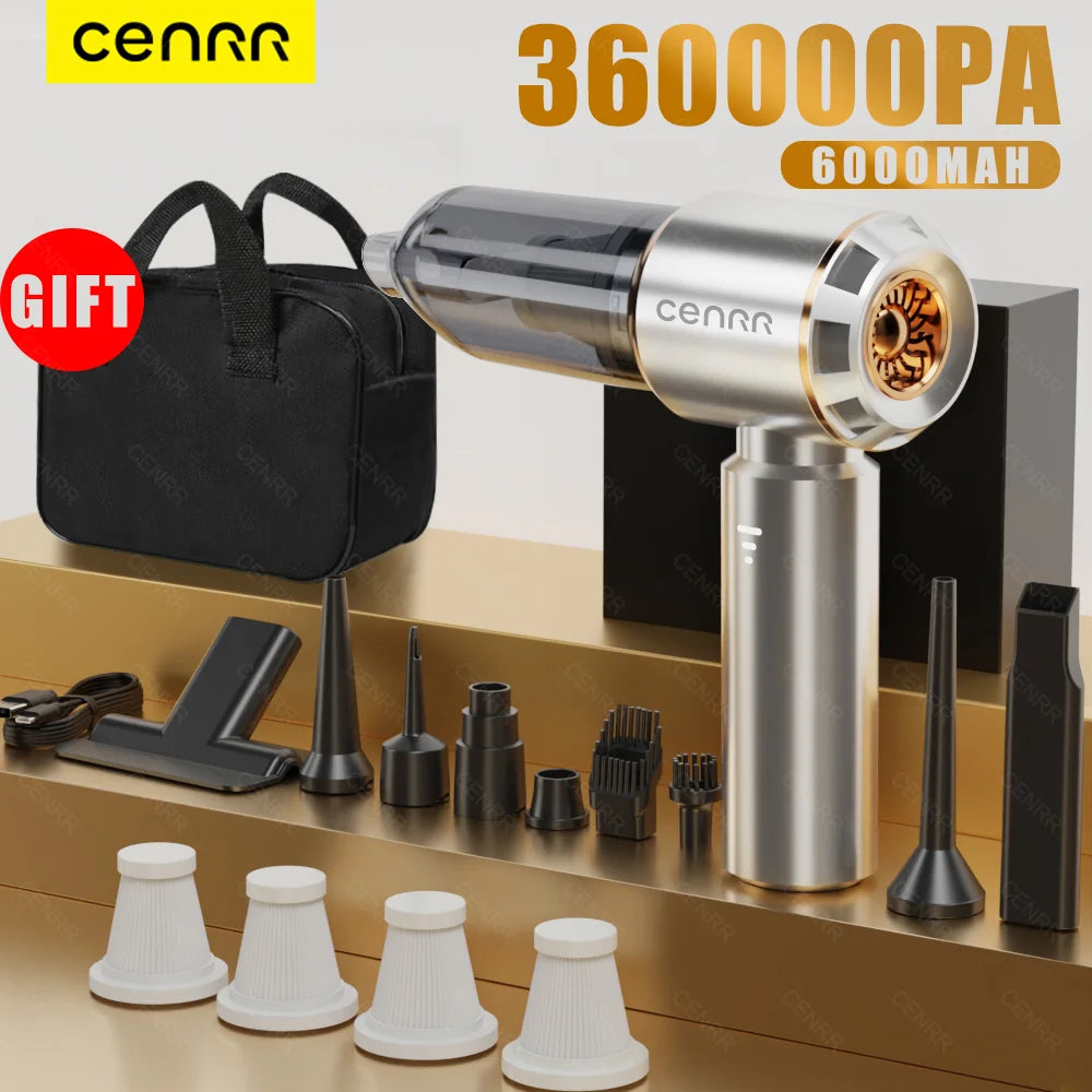 CENRR 360000PA Mini Car Cordless Vacuum Cleaner