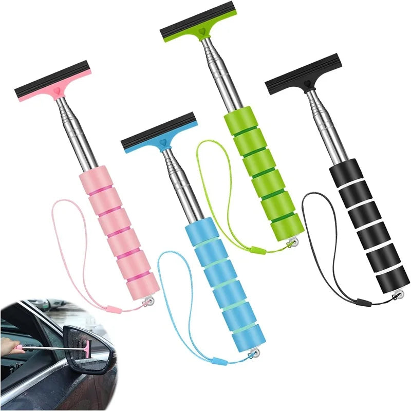 Retractable Car Wing Mirror Wiper