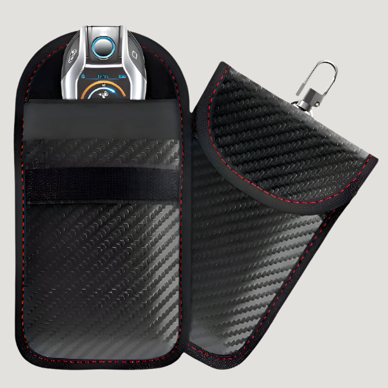 Faraday Bag for Key Fob – RFID Signal Blocking Anti-Theft Pouch