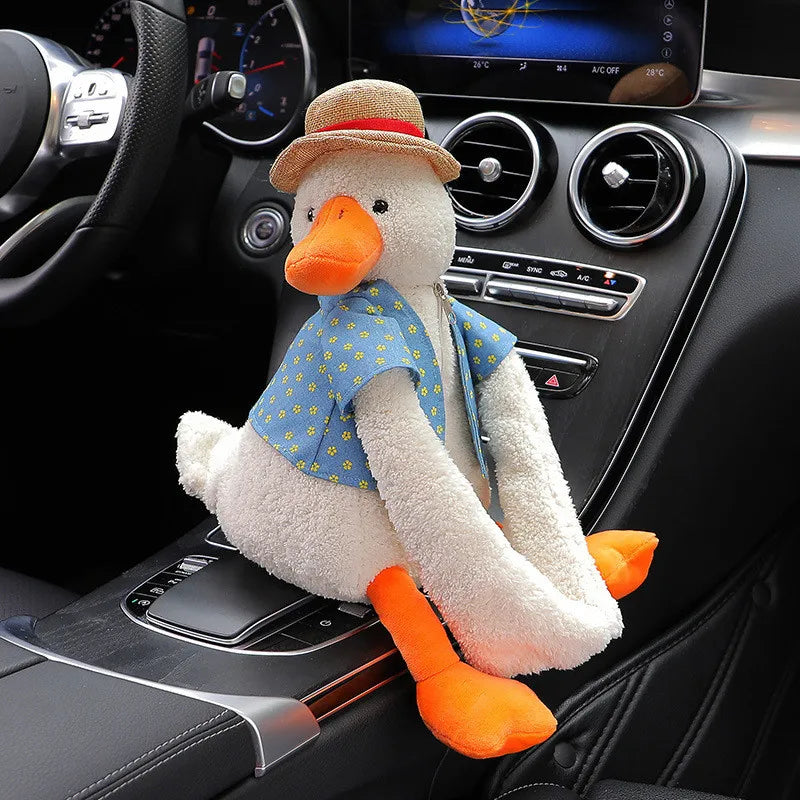 Soft Duck Car Seat  Tissue Box Holder Dispenser