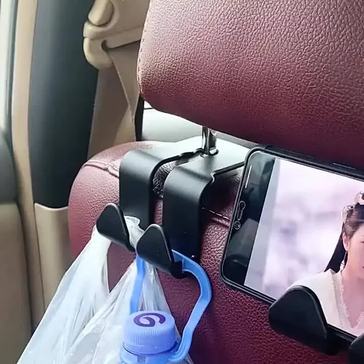 2PCS Car Seat Headrest Sturdy  Hooks