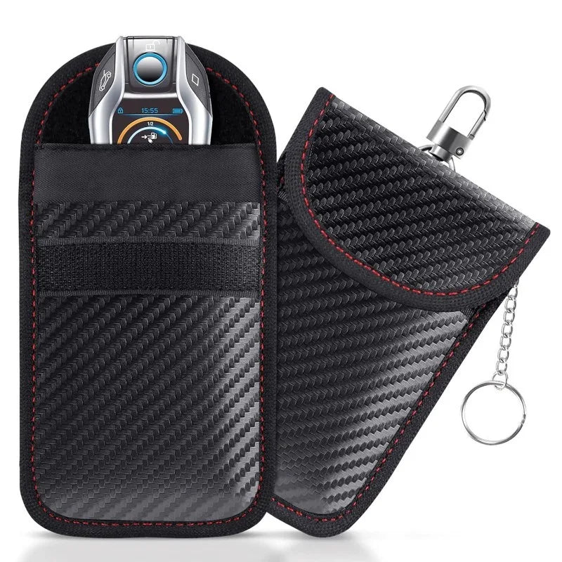 Faraday Bag for Car Key Fob – RFID Signal Blocking Anti-Theft Pouch