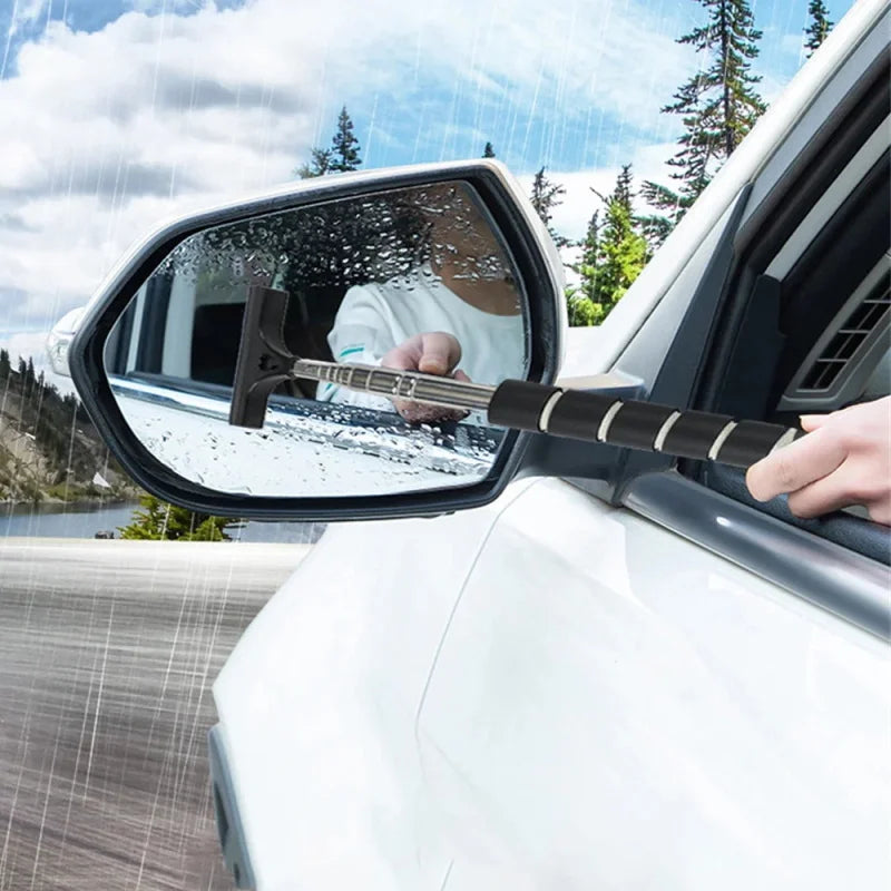 Retractable Car Wing Mirror Wiper