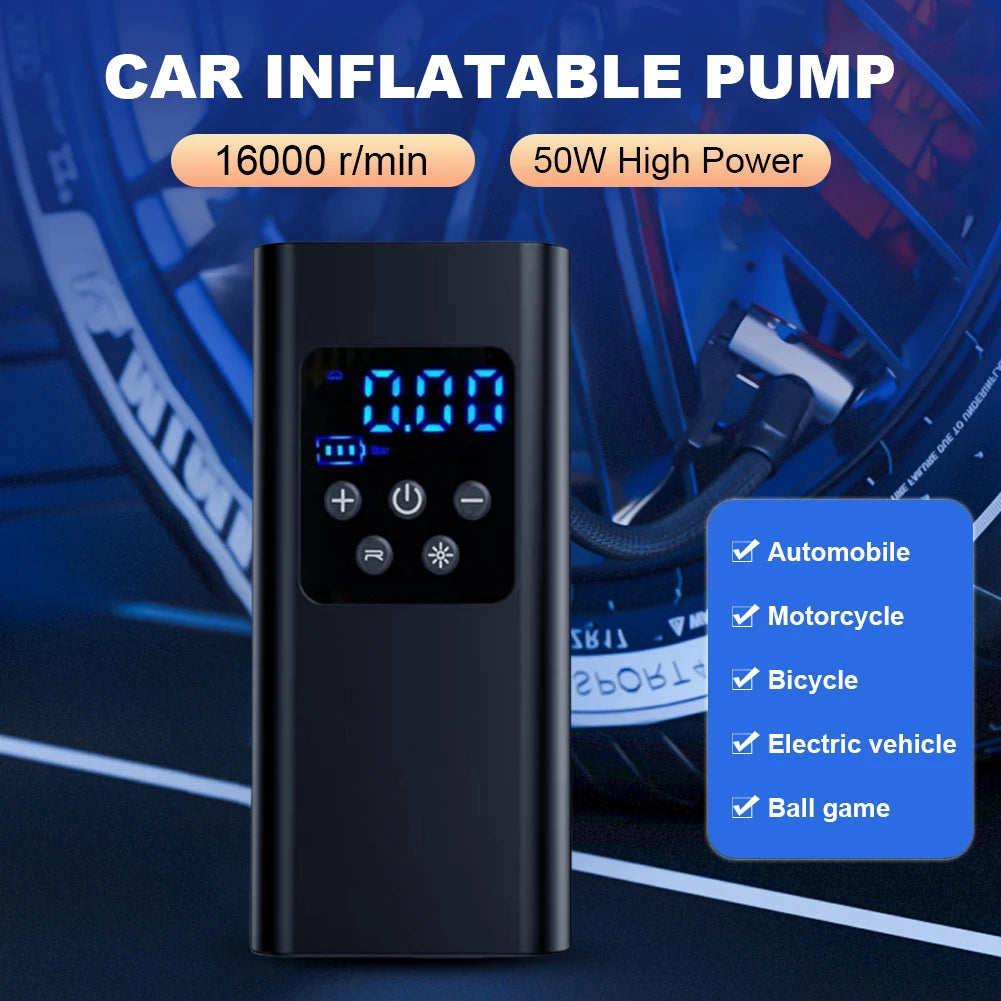 Portable Car & Bike Tyre Pump