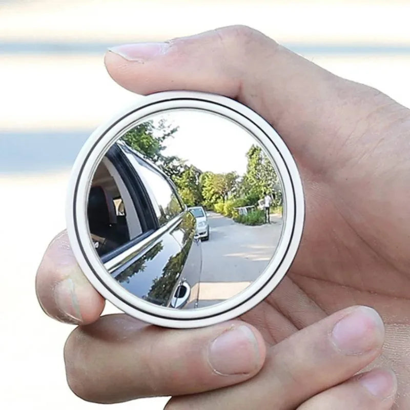 2Pcs Blind Spot Mirror Set – 360° Adjustable Wide Angle Convex Mirrors for Car Side View