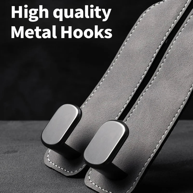 Suede Double-Headed  Car Hook Bag Holder