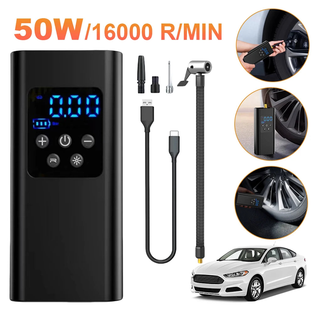 Portable Car & Bike Tyre Pump