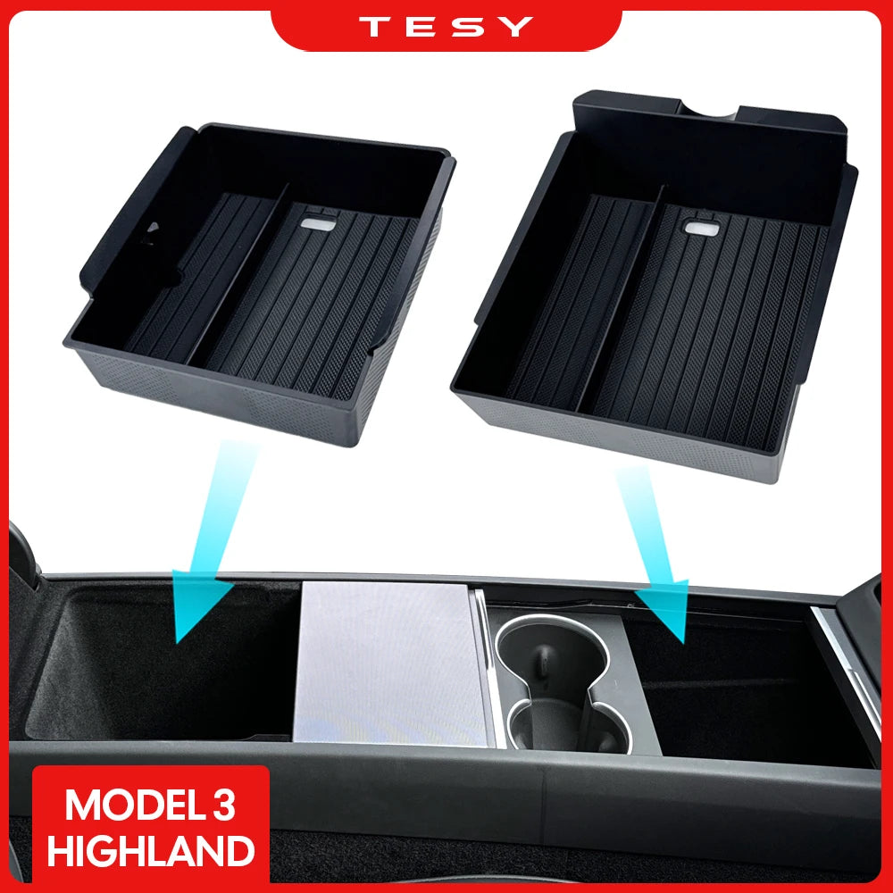 Tesla3 Center Console  Storage Box