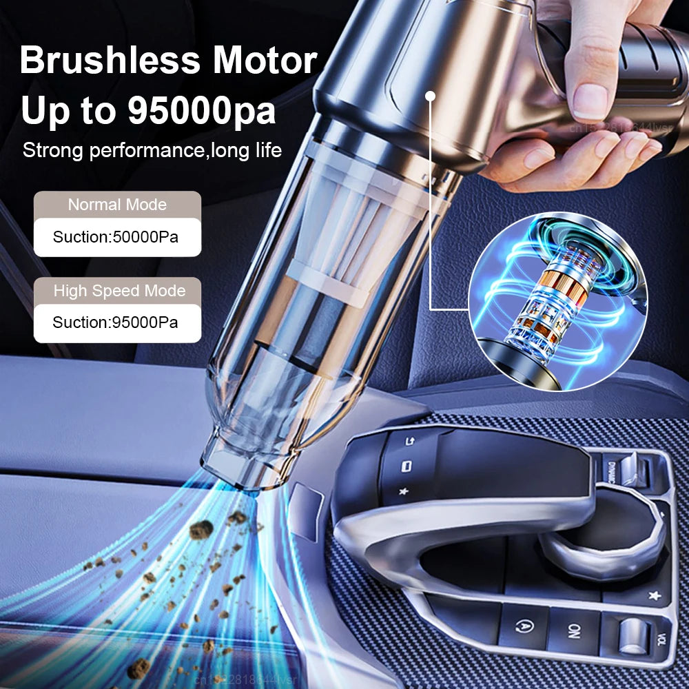 2 in 1 Portable Car Vacuum and Blower