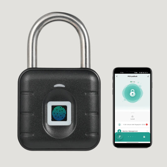 Smart Fingerprint Padlock – Bluetooth Keyless Security with App Control